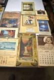 Assorted Calendars: 1957, 1947, 1936, 1963, 1961, 1937; Varying Locations