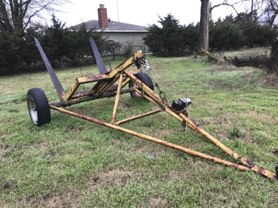 Bale buggy w/ electric winch