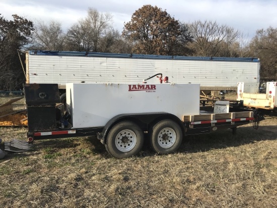 '17 service trailer w/900 gallon Lamar fuel tank