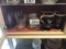 Cheetah coffee cups, crystal glasses (waterford)