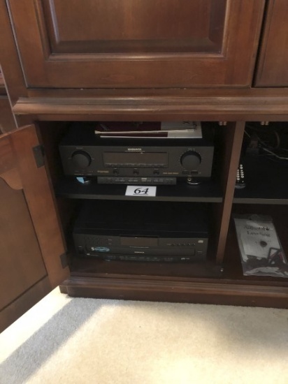 Magnavox receiver and  disc changer