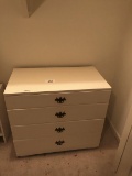 White Dresser and shoe stand