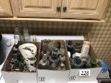 3 +/- boxes of vintage bottles