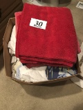 1 box of misc. bath towels