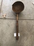 Vintage copper spoon