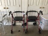 2 +/-  foldable wheeled walkers