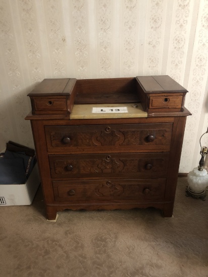 Antique wood dresser