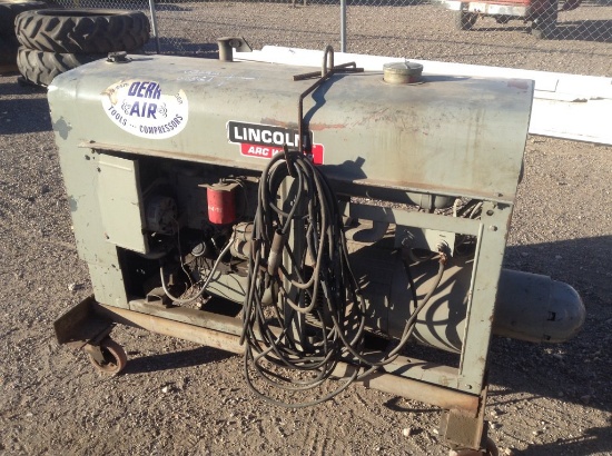Lincoln SA-200 Gasoline ARC Welder SN:A810987, On Stand SN:A810987, On Stan