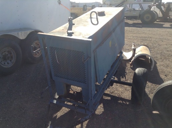 Miller Big 40 Generator Single Axle Bumper Pull Condition Unknown Engine Ty