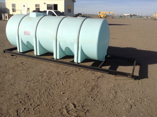 1025 Gallon Horizontal Leg Tank-HW on 14' Skid 14'Long x 57"Wide 14'Long x
