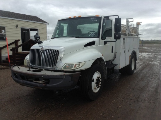 2002 International 4400 Single Cab Service Truck 11' Utility Box, Ramsey Wi