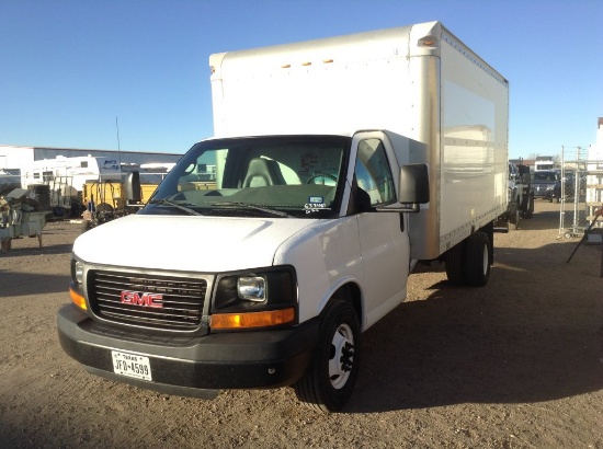 2006 GMC Single Cab Box Truck RWD V8 , Fuel Type: G , Transmission: Automat
