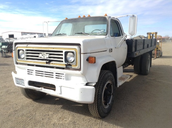 1984 Chevrolet 70 Flatbed Truck rwd V8 , Fuel Type: G , Transmission: 4 Spe