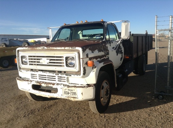 1988 Chevrolet Single Cab Hydraulic Dump Truck rwd V8 , Fuel Type: G , Tran