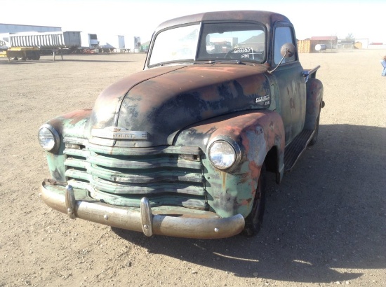 1953? Chevrolet 3100 Single Cab Truck rwd 6 Cylinder , Fuel Type: G . Trans