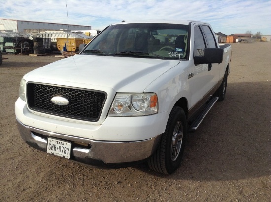 2006 Ford F-150 Pickup Truck RWD V8, 4.6L , Fuel Type: G , Transmission: A4