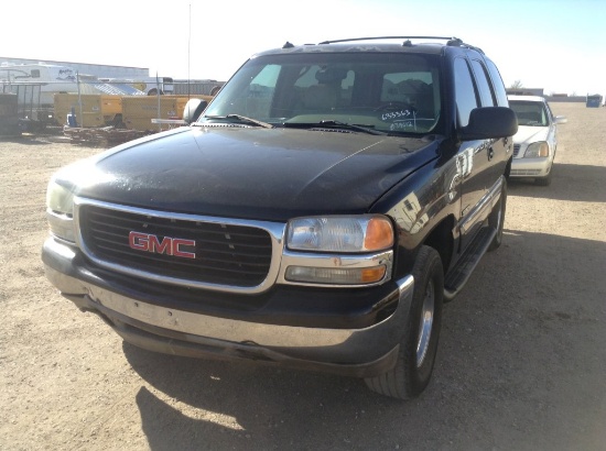 2003 GMC Yukon SUV 4WD V8, 5.3L , Fuel Type: F , Transmission: A4 , Color:
