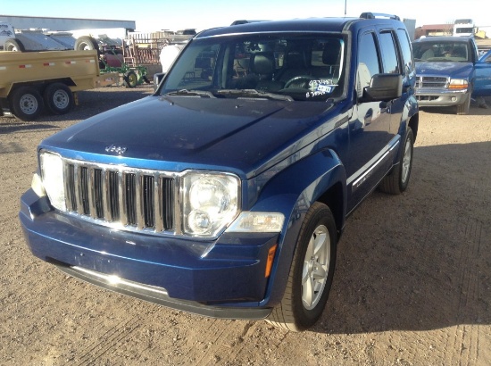 2010 Jeep Liberty SUV 4X2 V6, 3.7L , Fuel Type: G , Transmission: A4 , Colo