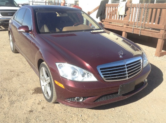 2007 Mercedes-Benz S-Class Sedan Car RWD V8, 5.5L , Fuel Type: G , Transmis