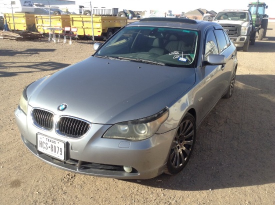2004 BMW 5 Series Sedan Car RWD I6, 2.5L , Fuel Type: G , Transmission: 0 ,