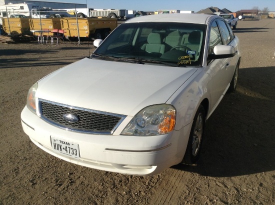 2006 Ford Five Hundred Sedan Car FWD V6, 3.0L , Fuel Type: G , Transmission