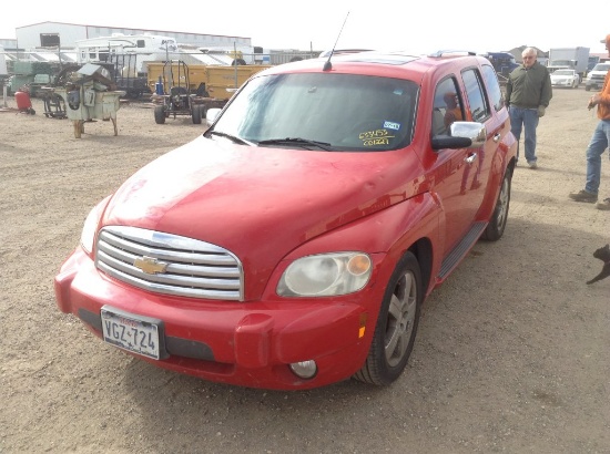 2009 Chevrolet HHR Car FWD I4, 2.4L , Fuel Type: F , Transmission: 0 , Colo