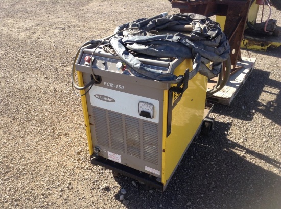 PCM-150 Plasma Cutter Serial No. PF-I522002, 150 Amps, 3 Phase, 60HZ Serial