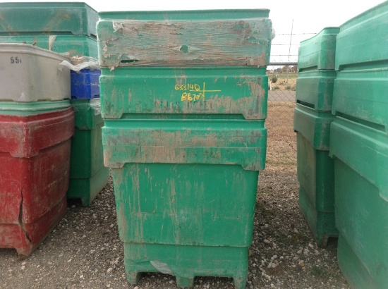 (6) Plastic Storage Cubes