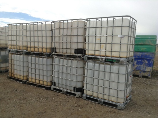 (8) 250 Gallon Poly Cubes