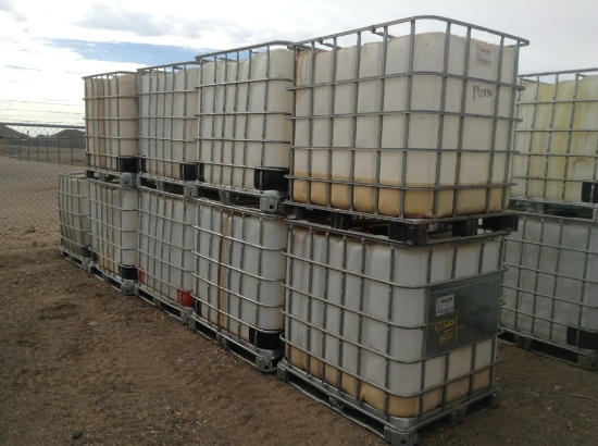 (9) 250 Gallon Poly Cubes