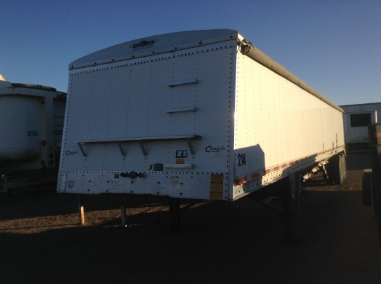 1990 Chamberlain Grain Hopper Trailer , Length: 30' , Dual Tandem Axle , 5t