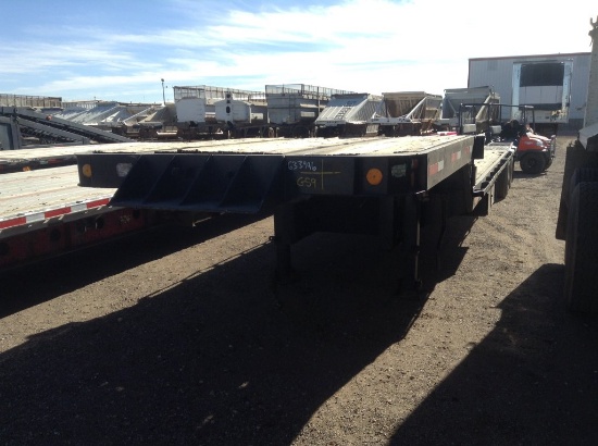 Fontaine DPT-1-5040 Flatbed Car/Equip Hauler Wood Decking, Drop Deck, Fold