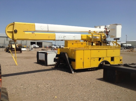 Double Bucket Man Lift Service Bed