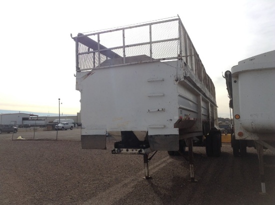 1996 Warren End Dump Trailer , Length: 40 , Dual Tandem Axle , 5th Wheel ,