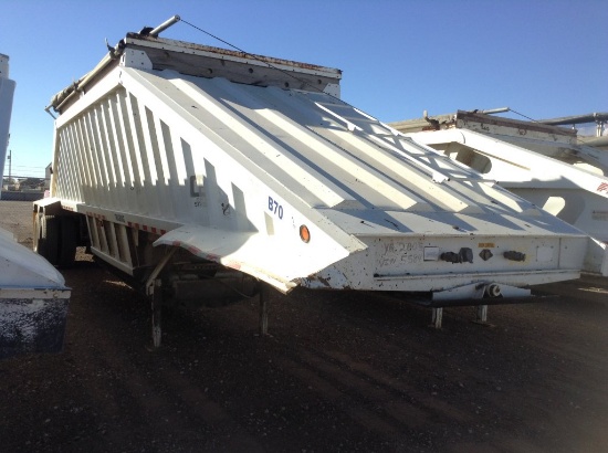 2005 CPS Belly Dump , Length: 40 , Dual Tandem Axle , 5th Wheel , Color: Wh