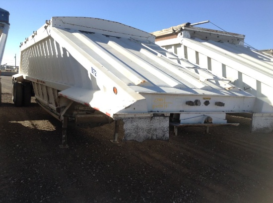 2002 CPS Belly Dump Trailer , Length: 40 , Dual Tandem Axle , 5th Wheel , C