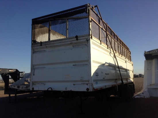 2002 CBI End Dump , Length: 40 , Dual Tandem Axle , 5th Wheel , Color: Whit