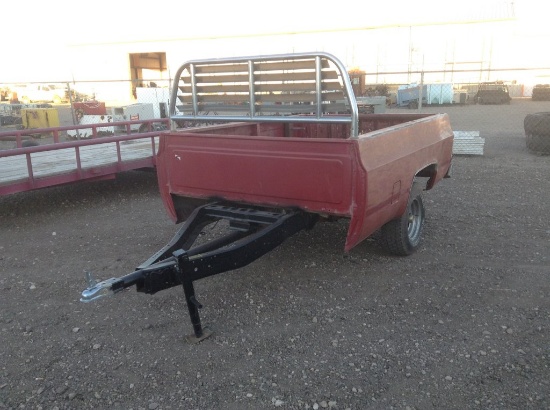 Pickup Bed Utility Trailer w/(2) Michelin P265/70 R17 Tires , Length: 8' ,