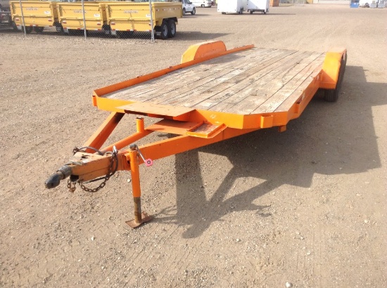 Shopmade Flatbed Utility Trailer , Length: 22' , Tandem , Bumper Hitch , Co