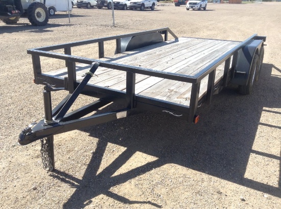 2016 Top Line Utility Trailer w/Ramps , Length: 16' , Tandem , Bumper Pull