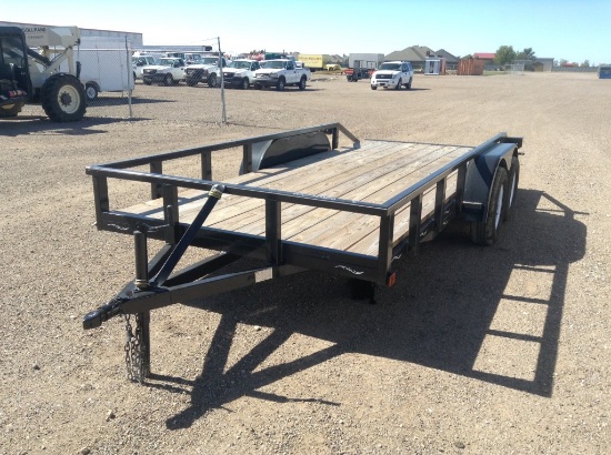 2017 Top Line Utility Trailer w/Ramps , Length: 16' , Tandem , Bumper Pull