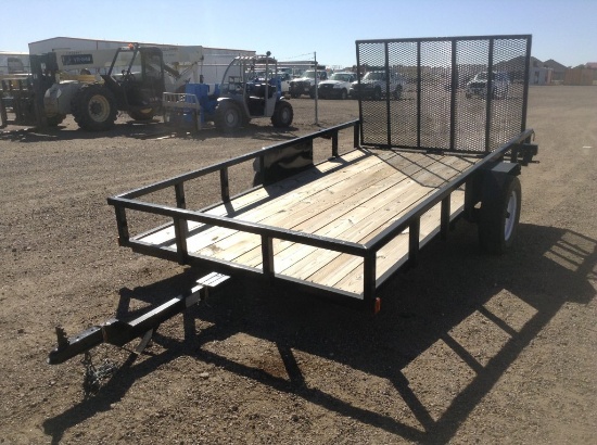 2017 Top Line Landscape/Utility Trailer Fold Down Rear Gate , Length: 12' ,