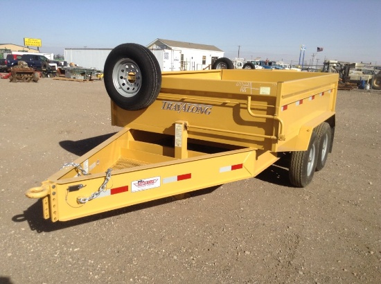 2016 Travalong Utility Trailer , Length: 10' , Tandem , Pintle , Color: Yel