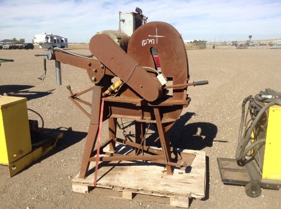 10 hp Abrasive Chop Saw Powered by Gould Century Motor Powered by Gould Cen