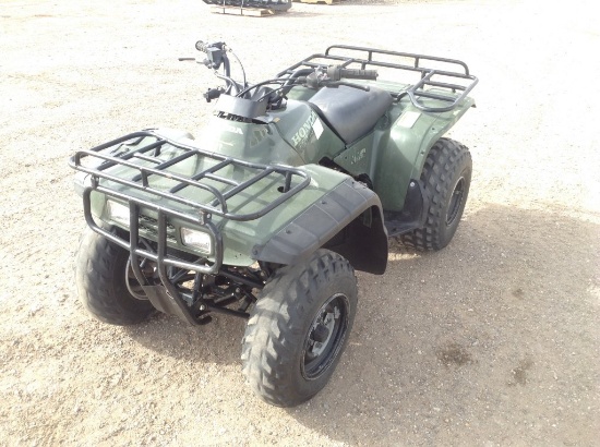 1996 Honda Fourtrax 4-Wheeler Engine Type: 350 , Fuel Type: g , Transmissio