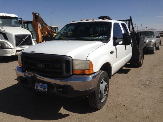 2001 Ford F-450 Crew Cab Flatbed Dually