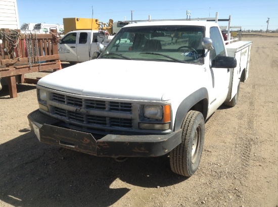 1999 Chevrolet 3500 Single Cab Service Truck