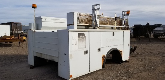 Utility Truck Bed w/ Bumper and Generator
