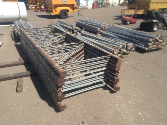 (6) Pallets of Pallet Shelving w/Cross Sections