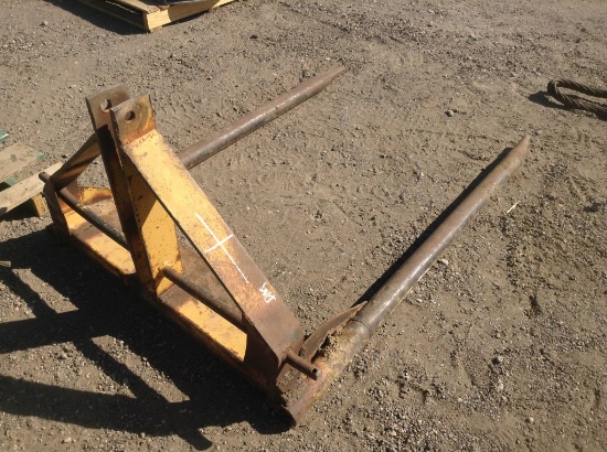 3 Point Dual Hay Spear/Fork Set